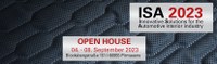 01.07.2023  Live-Produktion von Autointerieur-Lederteilen auf der ISA 2023
